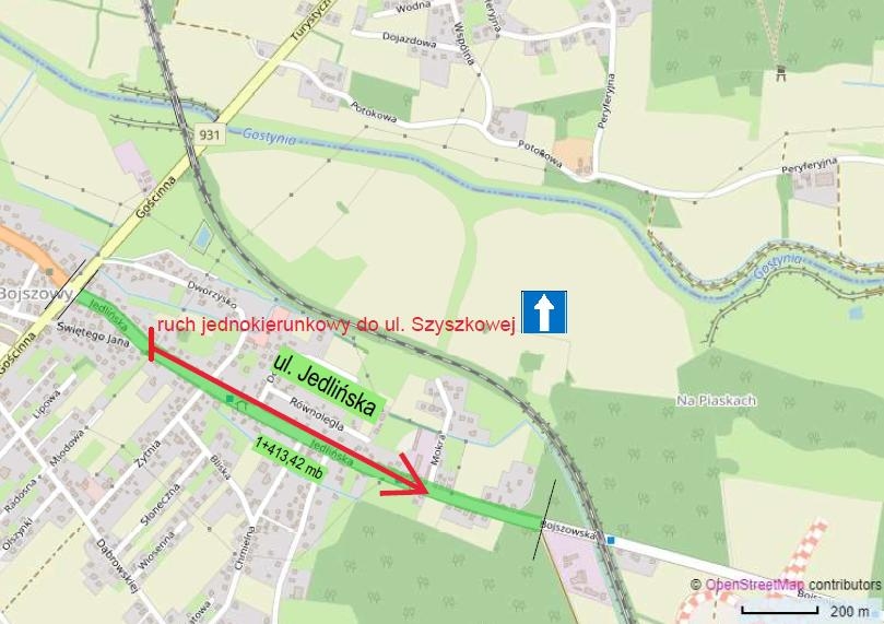 Utrudnienia w ruchu na ul. Jedlińskiej w Bojszowach